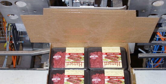 Automatic packaging of meat